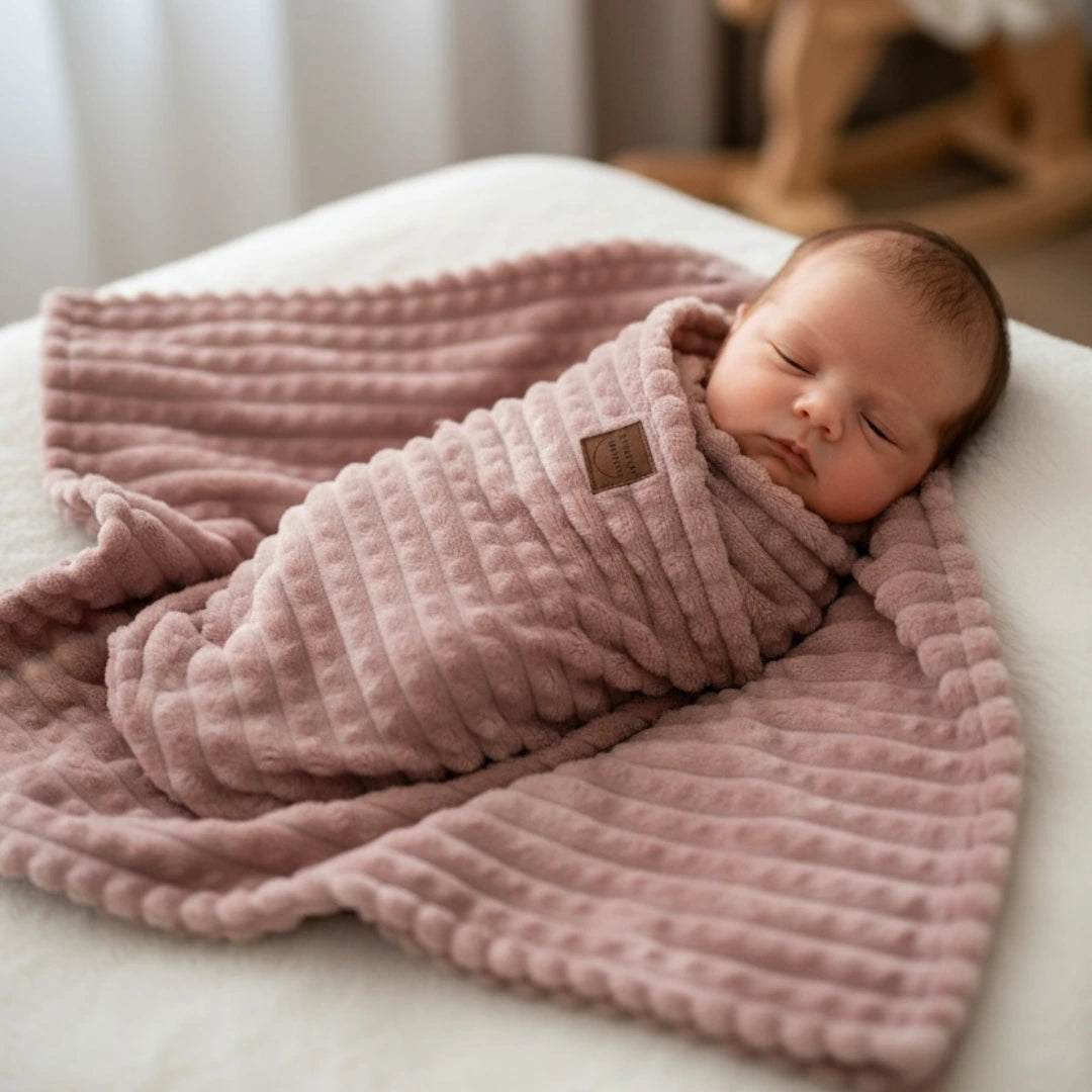 "Lila Akác" selymes plüss takaró babáknak