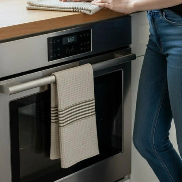 "Modern Minimalista" Beige Darázsszövet Törlőkendő