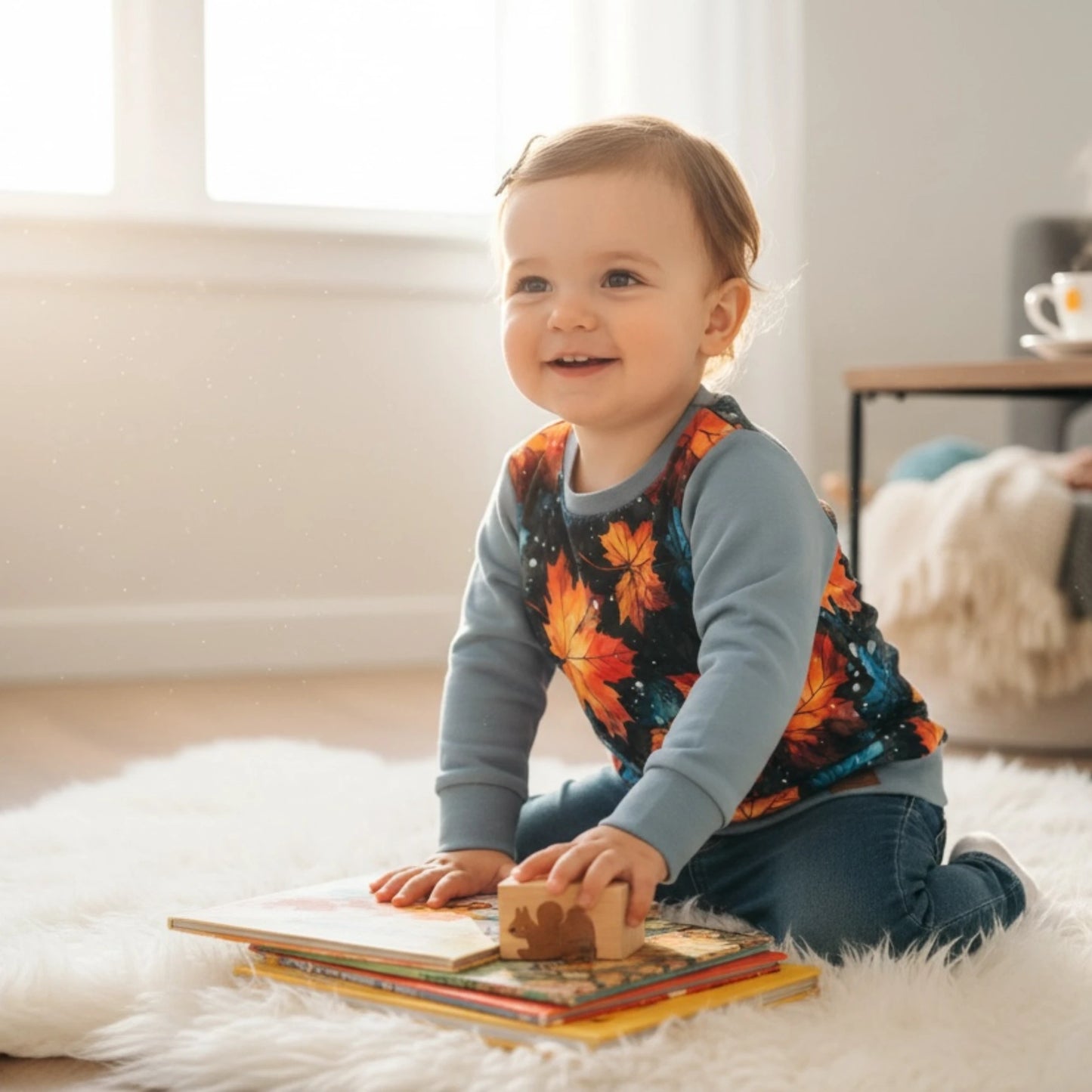 "Erdei Séta" - Leveles Mintás Pulóver