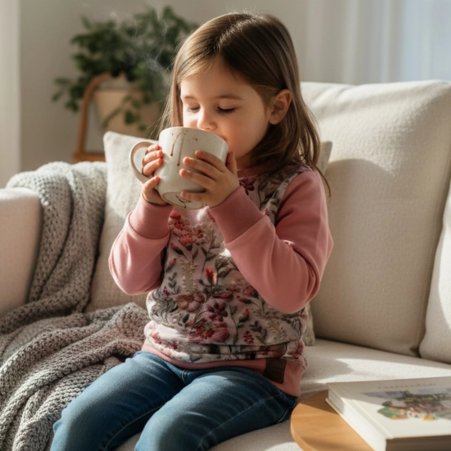 "Virágos Romantika" Mályva Pulcsi