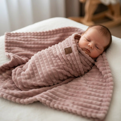 "Lila Akác" selymes plüss takaró babáknak