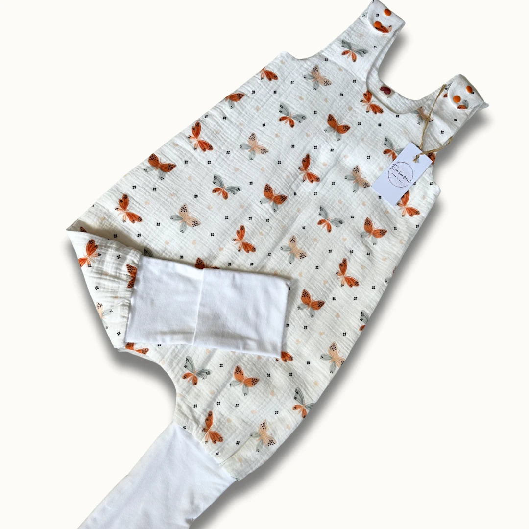 "Szárnyaló Álmok" Duplagéz Tipegőzsák 92-es méret – Pillangós Design