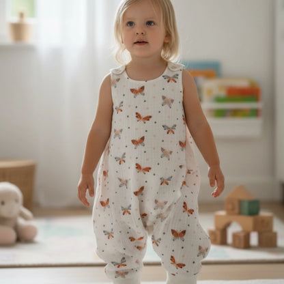 "Szárnyaló Álmok" Duplagéz Tipegőzsák 92-es méret – Pillangós Design