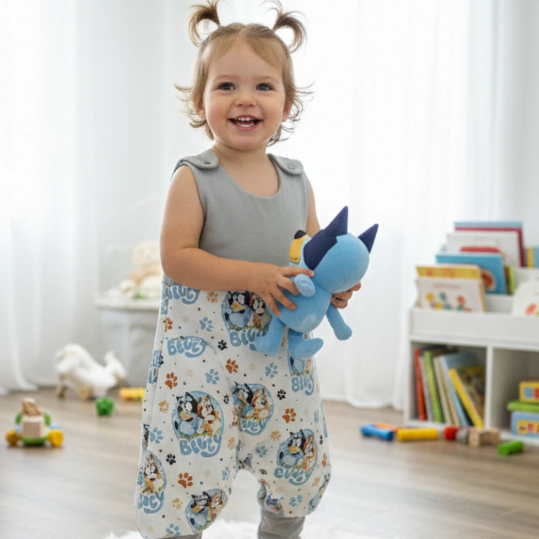 "Bluey Kalandok" Kamáslis Tipegő Hálózsák – 92-es méret