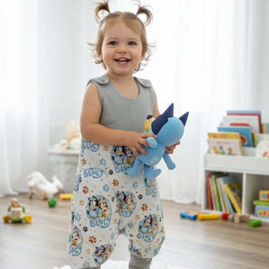 "Bluey Kalandok" Kamáslis Tipegő Hálózsák – 92-es méret
