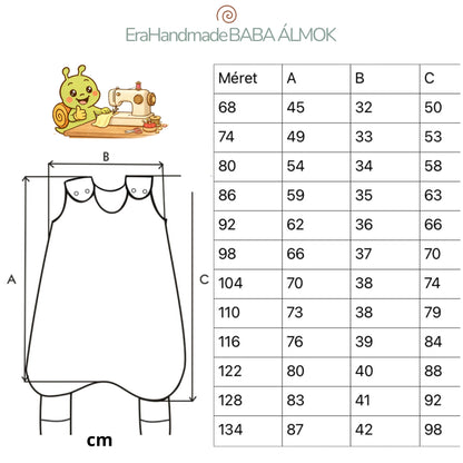 "Mesés Tündérkert" Tipegő Hálózsák