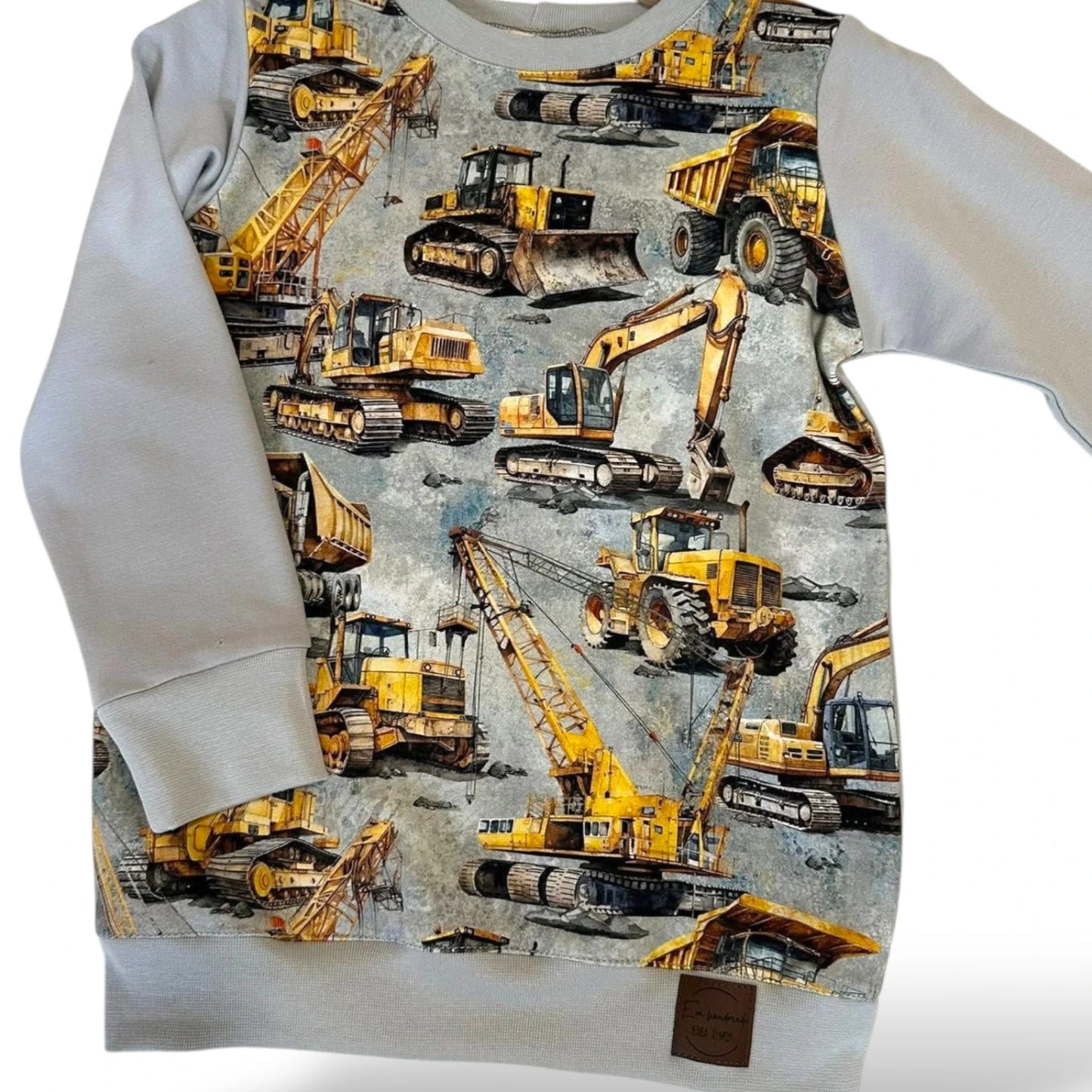 "Kis Építész" Munkagépes Pulóver