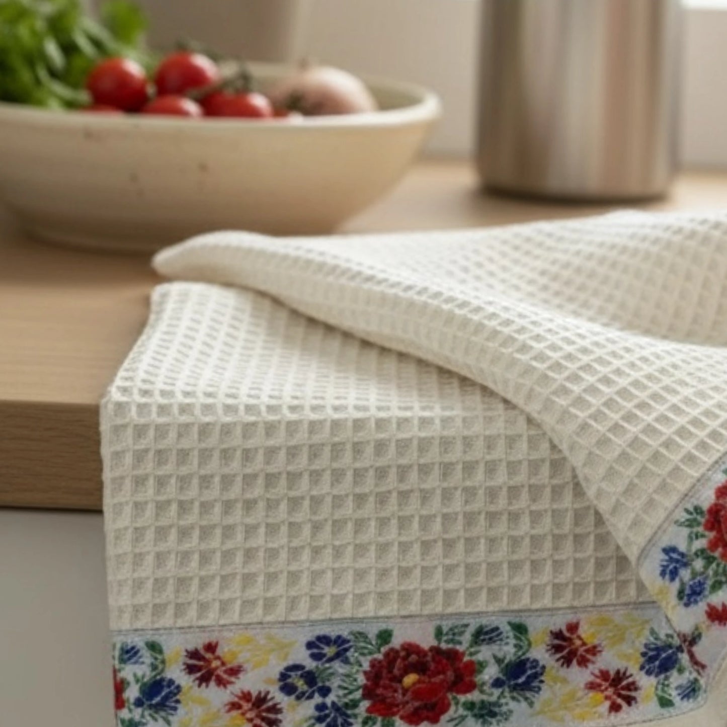 "Nagyi Konyhája" - Népies Díszítésű Gofri Kendő