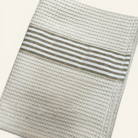 "Modern Minimalista" Beige Darázsszövet Törlőkendő