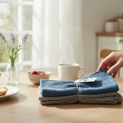 "Skandináv Reggelek" Prémium Muszlin Kendő Szett