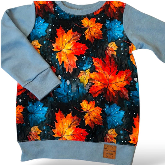 "Erdei Séta" - Leveles Mintás Pulóver